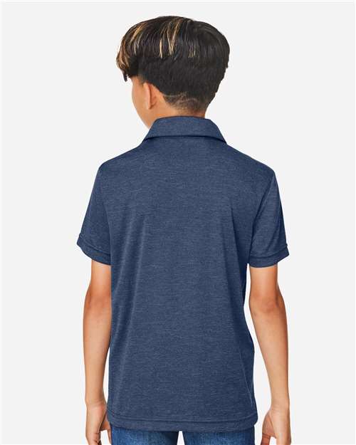 TT51HY - Youth Zone Sonic Heather Performance Polo - Team 365 - Image 21