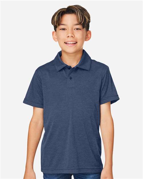 TT51HY - Youth Zone Sonic Heather Performance Polo - Team 365 - Image 19