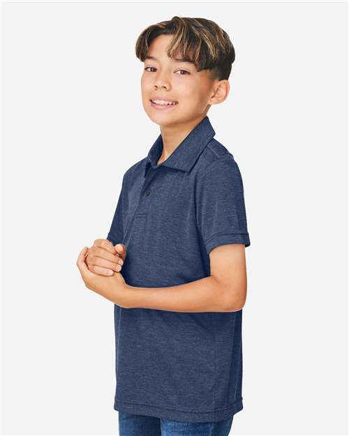 TT51HY - Youth Zone Sonic Heather Performance Polo - Team 365 - Image 20