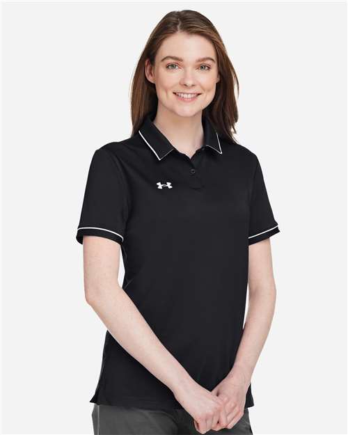 1376905 - Women's Tipped Teams Performance Polo - Under Armour - Image 2