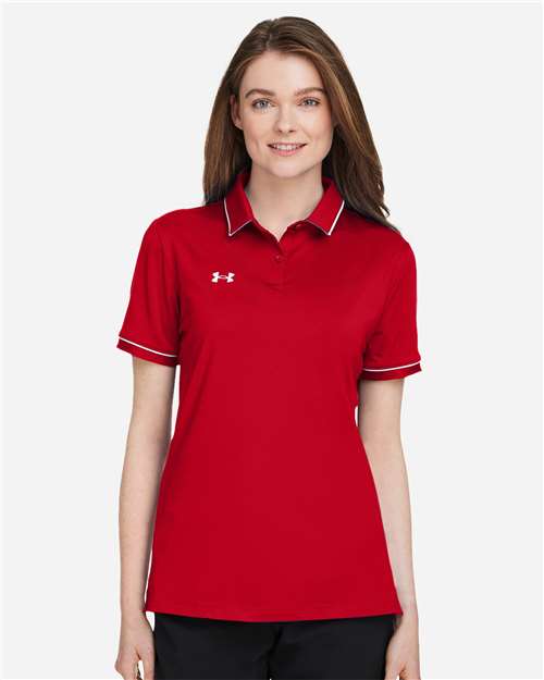 1376905 - Women's Tipped Teams Performance Polo - Under Armour - Image 13