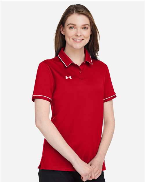1376905 - Women's Tipped Teams Performance Polo - Under Armour - Image 14