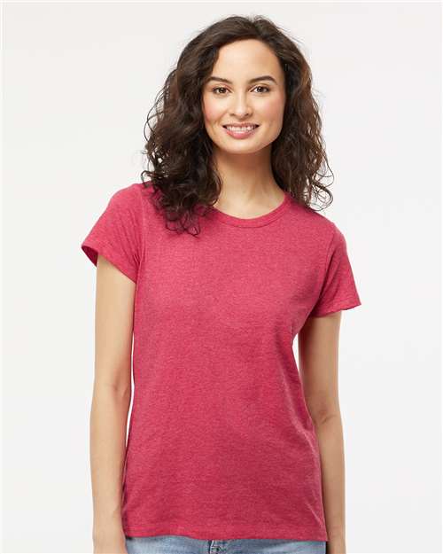 4810 - Women's Gold Soft Touch T-Shirt - M&O - Image 37