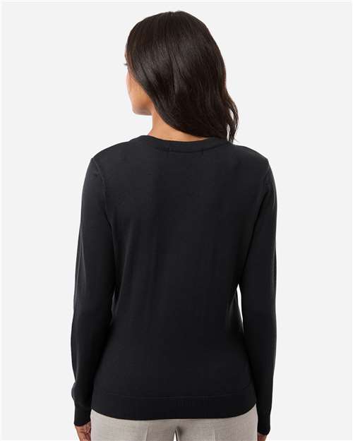 DG445W - Women's New Classics V-Neck Sweater - Devon & Jones - Image 3