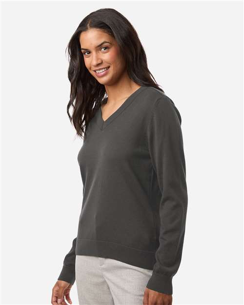 DG445W - Women's New Classics V-Neck Sweater - Devon & Jones - Image 8