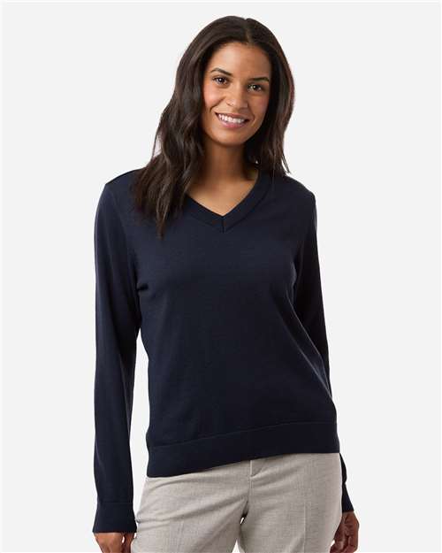DG445W - Women's New Classics V-Neck Sweater - Devon & Jones - Image 13