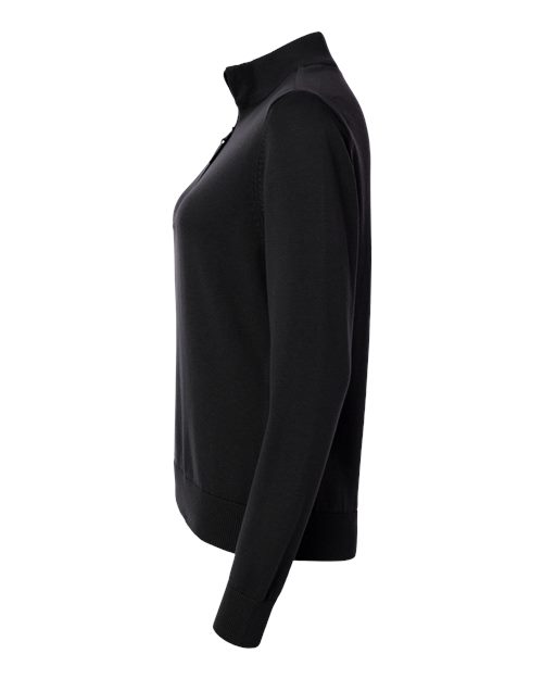DG446W - Women's New Classics Quarter-Zip Sweater - Devon & Jones - Image 6
