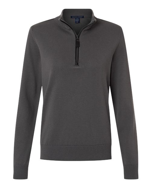 DG446W - Women's New Classics Quarter-Zip Sweater - Devon & Jones - Image 10