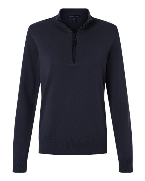 DG446W - Women's New Classics Quarter-Zip Sweater - Devon & Jones - Image 16