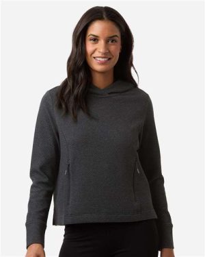 NE729W - Women's Spirit Textured Hooded Pullover - North End
