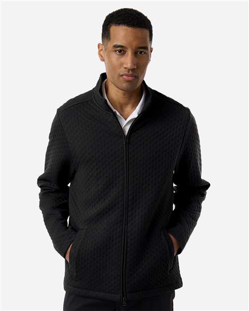 DG740 - Men's Berkley Textured Full-Zip Jacket - Devon & Jones