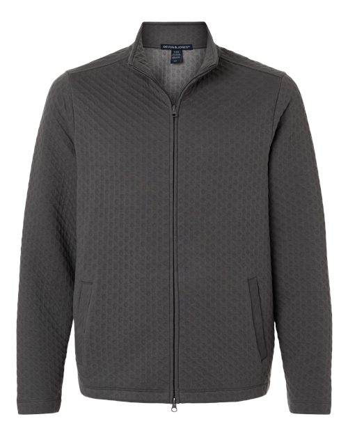 DG740 - Men's Berkley Textured Full-Zip Jacket - Devon & Jones - Image 10