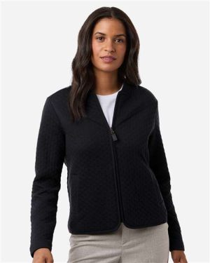 DG740W - Women's Berkeley Textured Full-Zip Jacket - Devon & Jones