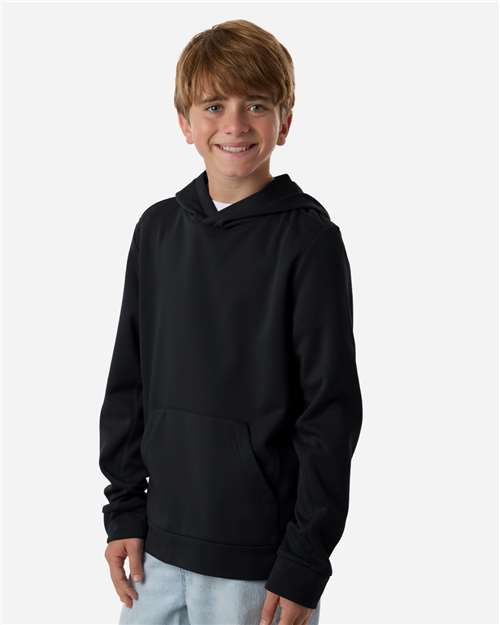 TT400Y - Youth Squad Hooded Tech Fleece Pullover - Team 365 - Image 2