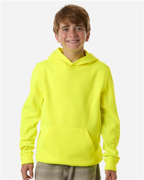 TT400Y - Youth Squad Hooded Tech Fleece Pullover - Team 365 - Image 7
