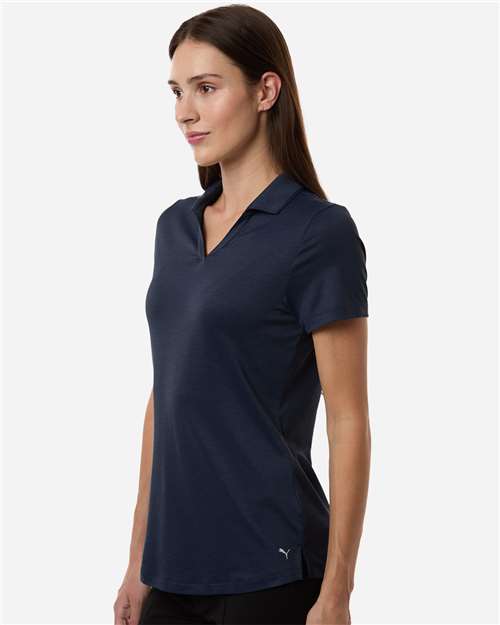 631051 - Womens Icon Heather Polo - Puma Golf - Image 2