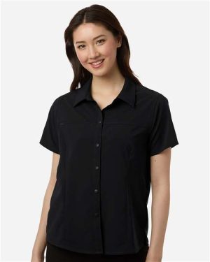 CE520W - Women's UltraUVP Shoreline Short Sleeve Staff Shirt - CORE365