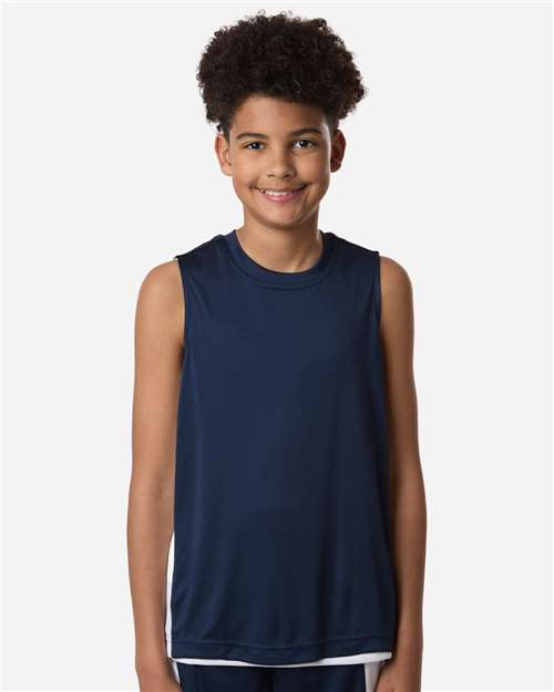 TT115Y - Youth Zone Performance Reversible Jersey - Team 365 - Image 7
