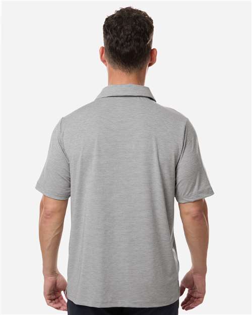 TT125 - Men's Relay Heathered Stripe Polo - Team 365 - Image 3