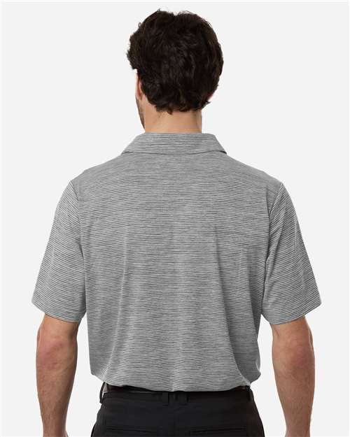TT125 - Men's Relay Heathered Stripe Polo - Team 365 - Image 9