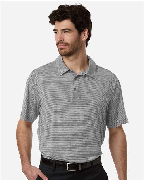 TT125 - Men's Relay Heathered Stripe Polo - Team 365 - Image 7