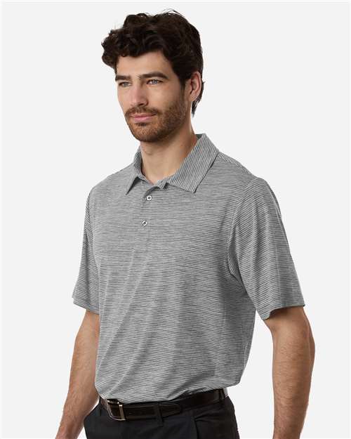 TT125 - Men's Relay Heathered Stripe Polo - Team 365 - Image 8