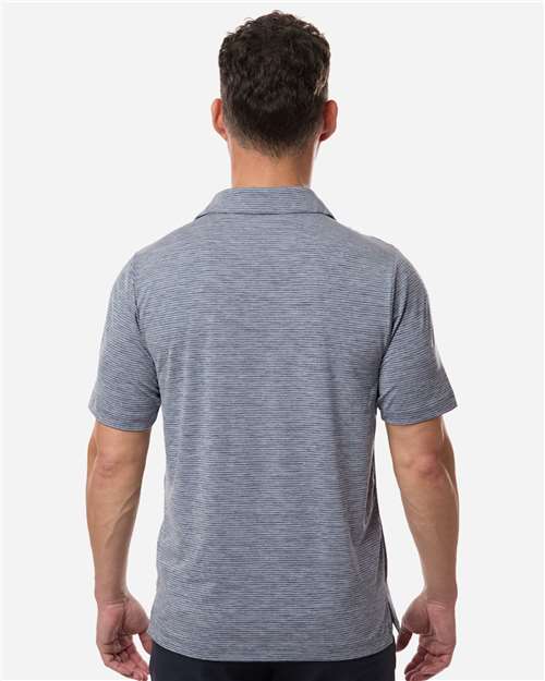 TT125 - Men's Relay Heathered Stripe Polo - Team 365 - Image 15