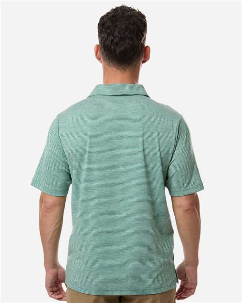 TT125 - Men's Relay Heathered Stripe Polo - Team 365 - Image 21