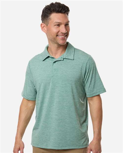 TT125 - Men's Relay Heathered Stripe Polo - Team 365 - Image 19