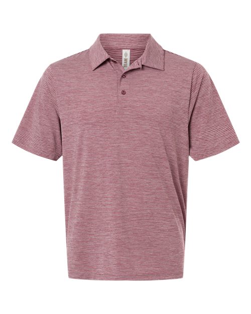 TT125 - Men's Relay Heathered Stripe Polo - Team 365 - Image 28