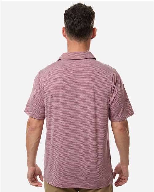 TT125 - Men's Relay Heathered Stripe Polo - Team 365 - Image 27