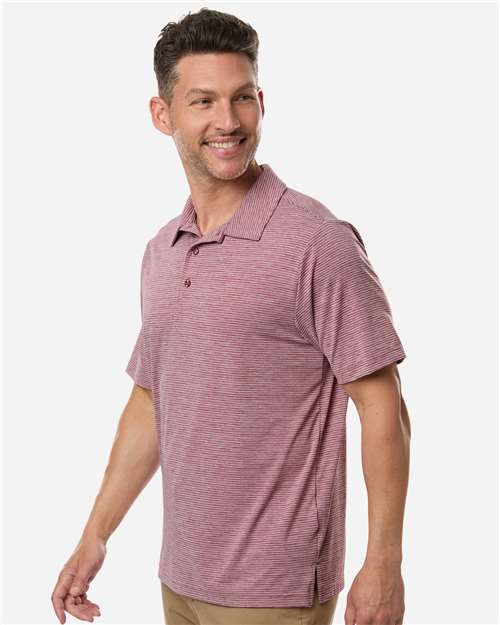 TT125 - Men's Relay Heathered Stripe Polo - Team 365 - Image 26