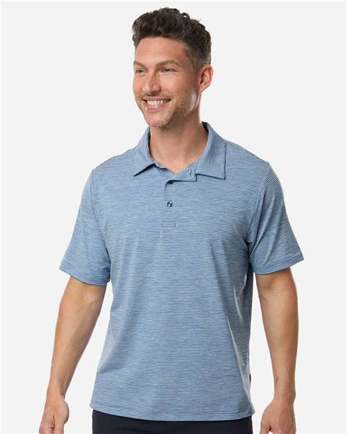 TT125 - Men's Relay Heathered Stripe Polo - Team 365 - Image 31