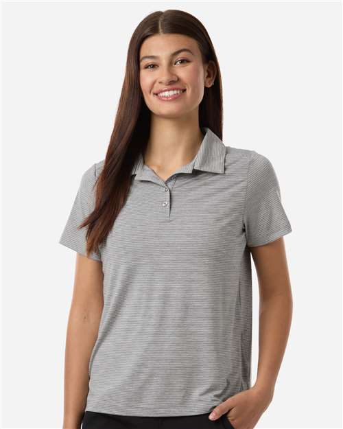 TT125W - Women's Relay Heathered Stripe Polo - Team 365