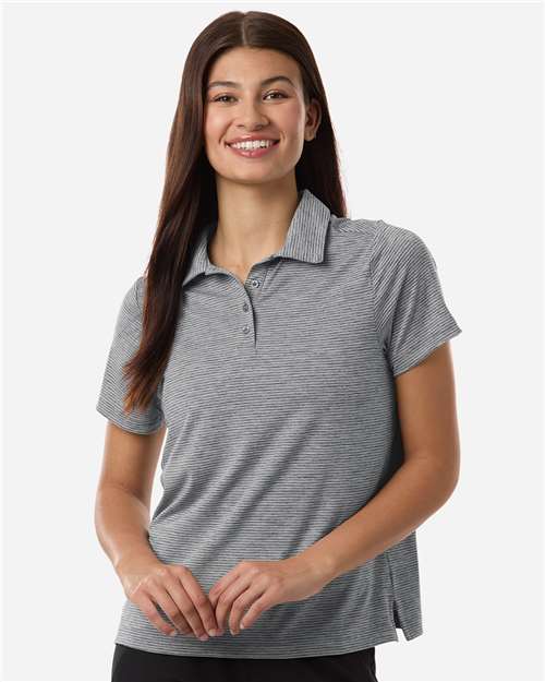 TT125W - Women's Relay Heathered Stripe Polo - Team 365 - Image 7