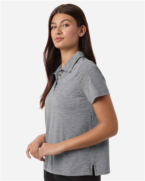 TT125W - Women's Relay Heathered Stripe Polo - Team 365 - Image 8