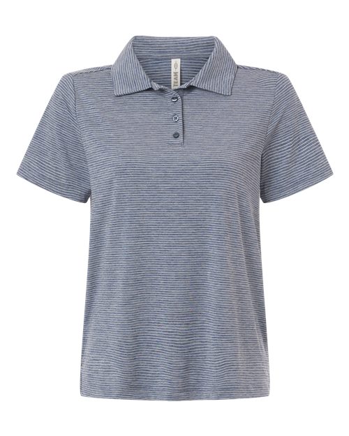 TT125W - Women's Relay Heathered Stripe Polo - Team 365 - Image 16