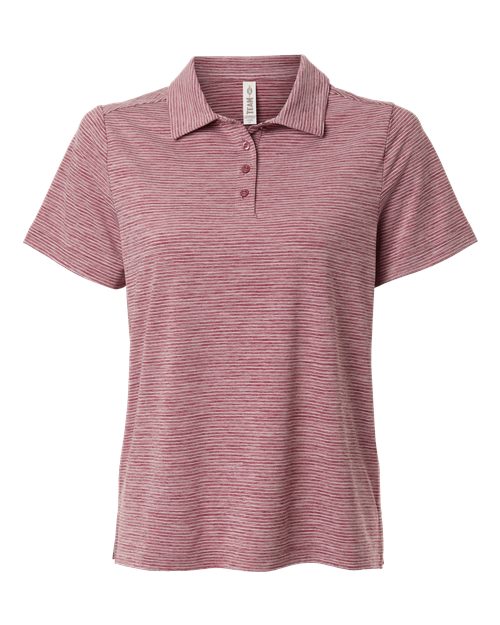 TT125W - Women's Relay Heathered Stripe Polo - Team 365 - Image 28