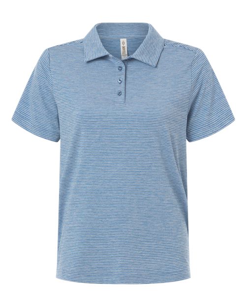 TT125W - Women's Relay Heathered Stripe Polo - Team 365 - Image 34
