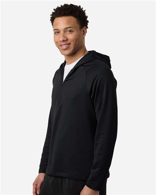 TT200 - Men's Qualify Quarter-Zip Hooded Pullover - Team 365 - Image 2