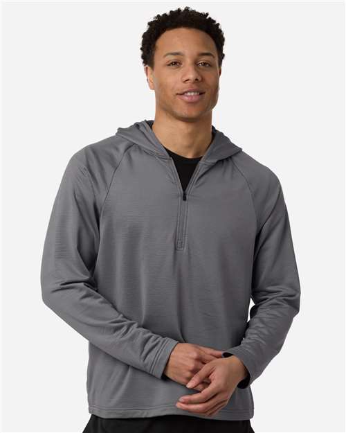 TT200 - Men's Qualify Quarter-Zip Hooded Pullover - Team 365 - Image 13