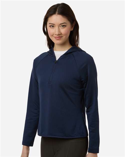 TT200W - Women's Qualify Quarter-Zip Hooded Pullover - Team 365 - Image 8