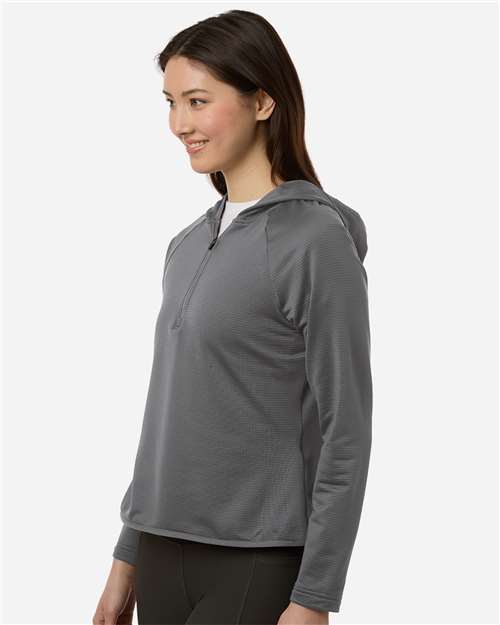 TT200W - Women's Qualify Quarter-Zip Hooded Pullover - Team 365 - Image 14