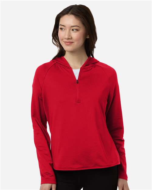 TT200W - Women's Qualify Quarter-Zip Hooded Pullover - Team 365 - Image 19
