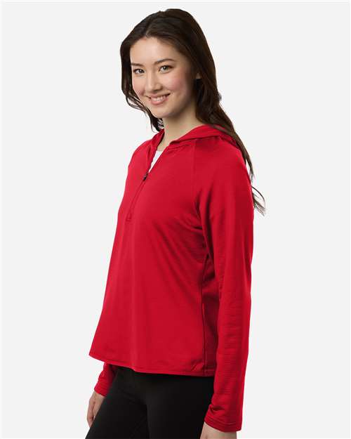 TT200W - Women's Qualify Quarter-Zip Hooded Pullover - Team 365 - Image 20