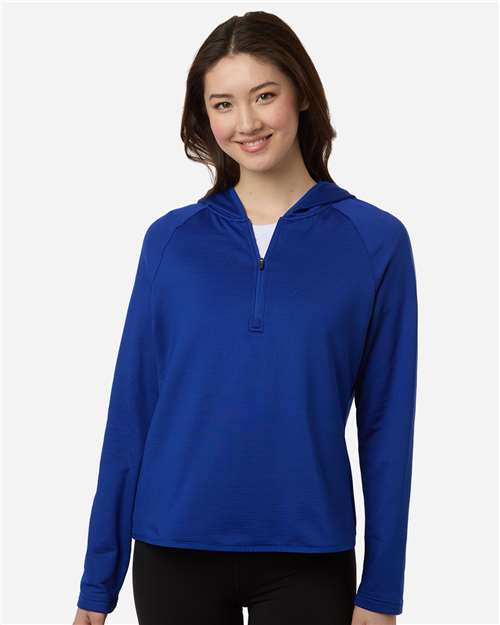 TT200W - Women's Qualify Quarter-Zip Hooded Pullover - Team 365 - Image 25