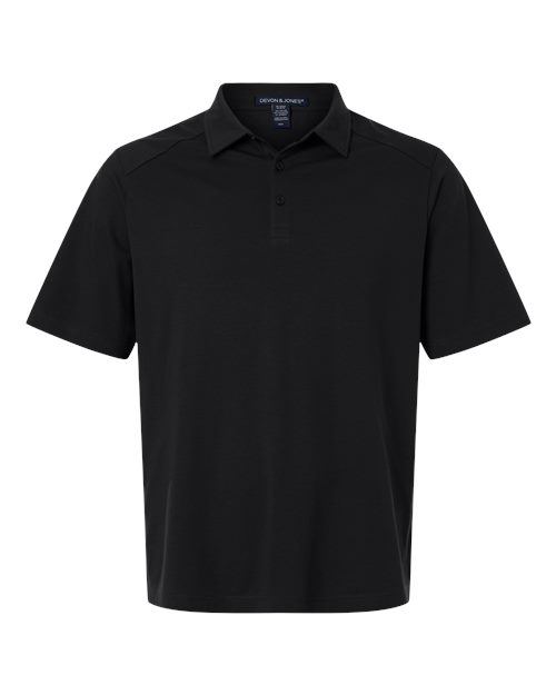 DG102 - Men's Seaton Pebble Textured Polo - Devon & Jones - Image 10