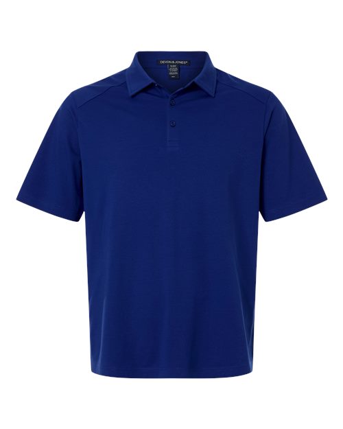 DG102 - Men's Seaton Pebble Textured Polo - Devon & Jones - Image 28