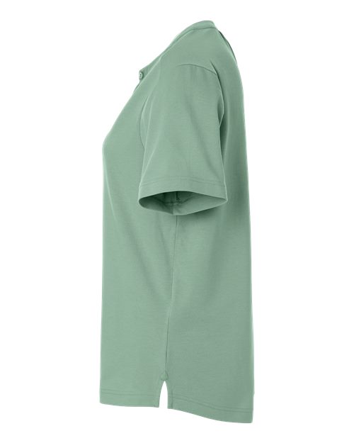 DG102W - Women's Seaton Pebble Textured Polo - Devon & Jones - Image 6