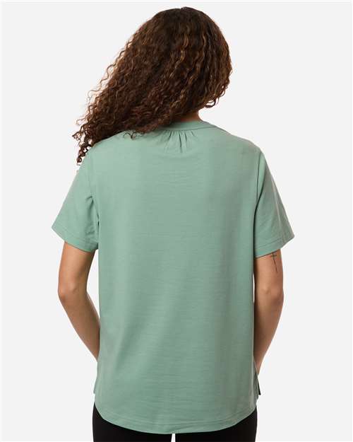 DG102W - Women's Seaton Pebble Textured Polo - Devon & Jones - Image 3